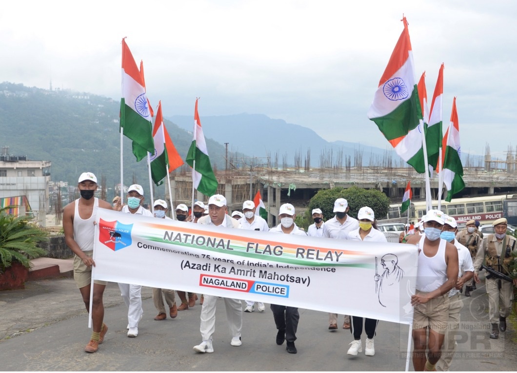 NATIONAL FLAG RALLY CULMINATES DIPR NagalandDepartment of
